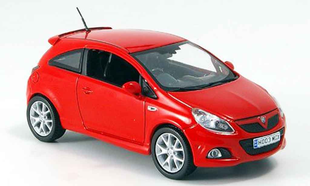 Opel Corsa 1/43 Norev VXR red 2007 diecast model cars