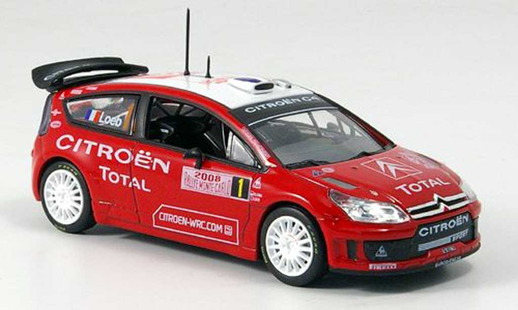 Citroen C4 WRC 2008 1/43 Norev WRC 2008 Rally Monte Carlo diecast model cars