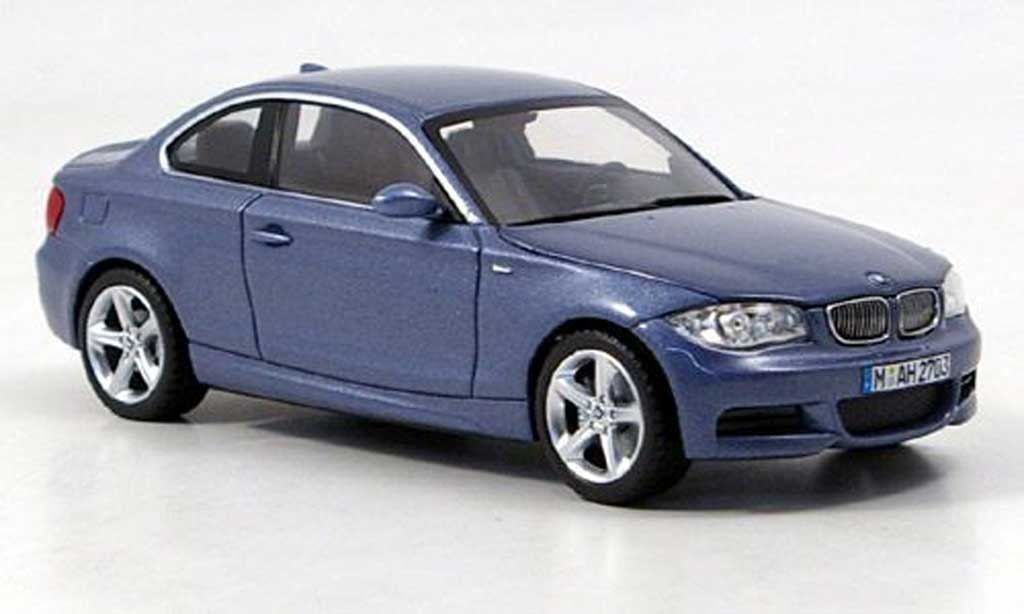 Bmw 125 E82 1/43 Minichamps E82 i Coupe blue diecast model cars