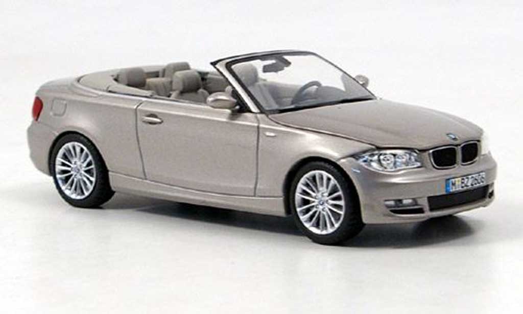 Bmw 125 E88 1/43 Minichamps E88 i Convertible beige diecast model cars