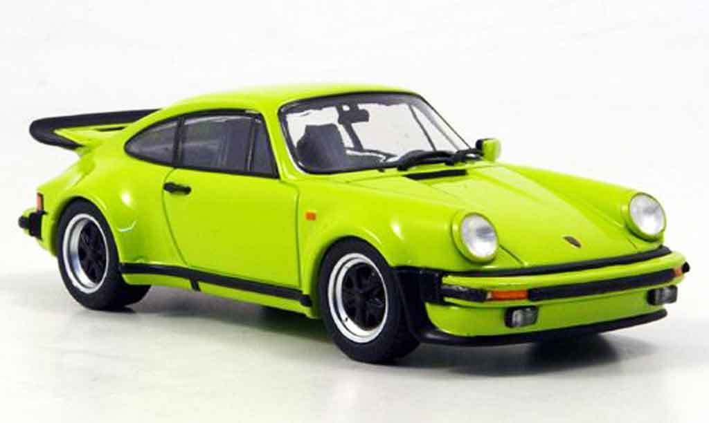 Porsche 930 Turbo 1/43 Ebbro Turbo Turbo grun 1977 diecast model cars