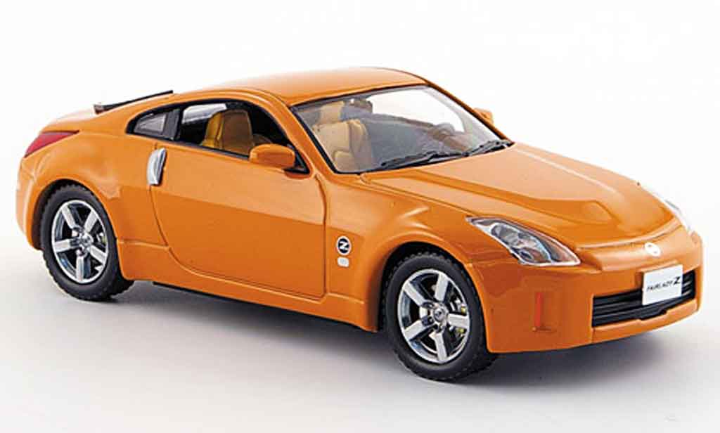 Nissan 350Z 1/43 J Collection orange Facelift 2007 diecast model cars