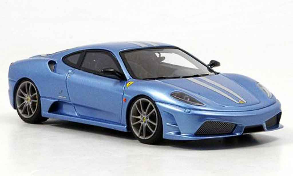 Ferrari F430 Scuderia 1/43 Look Smart Scuderia blue avec greyen streifen diecast model cars