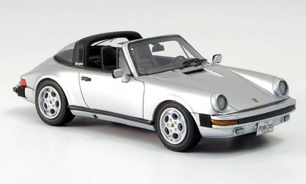 Porsche 930 Targa 1/43 Neo Carrera Targa US-Version grey 1985 diecast model cars