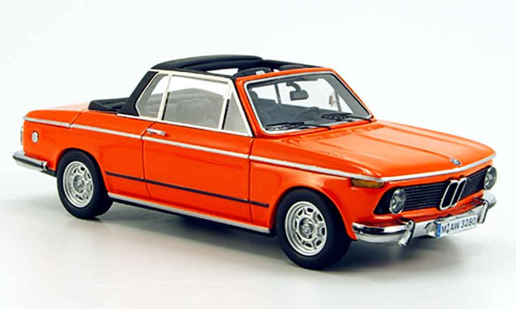 Bmw 2002 Tii 1/43 Neo Tii (E 10) Baur Convertible orange 1974 diecast model cars
