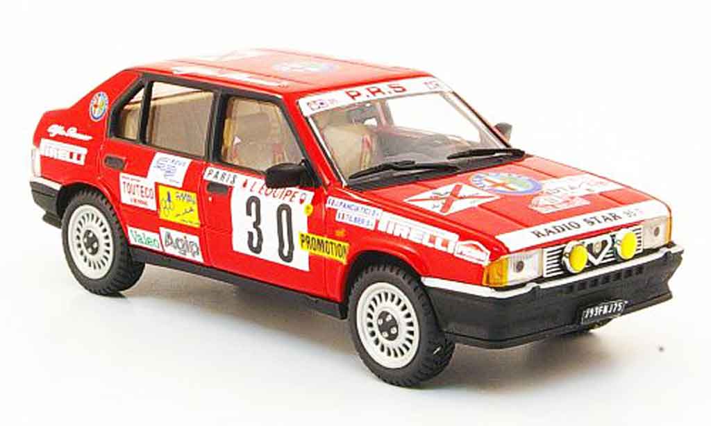 Alfa Romeo 33 1/43 Pego no.30 rallye monte carlo 1986 diecast model cars