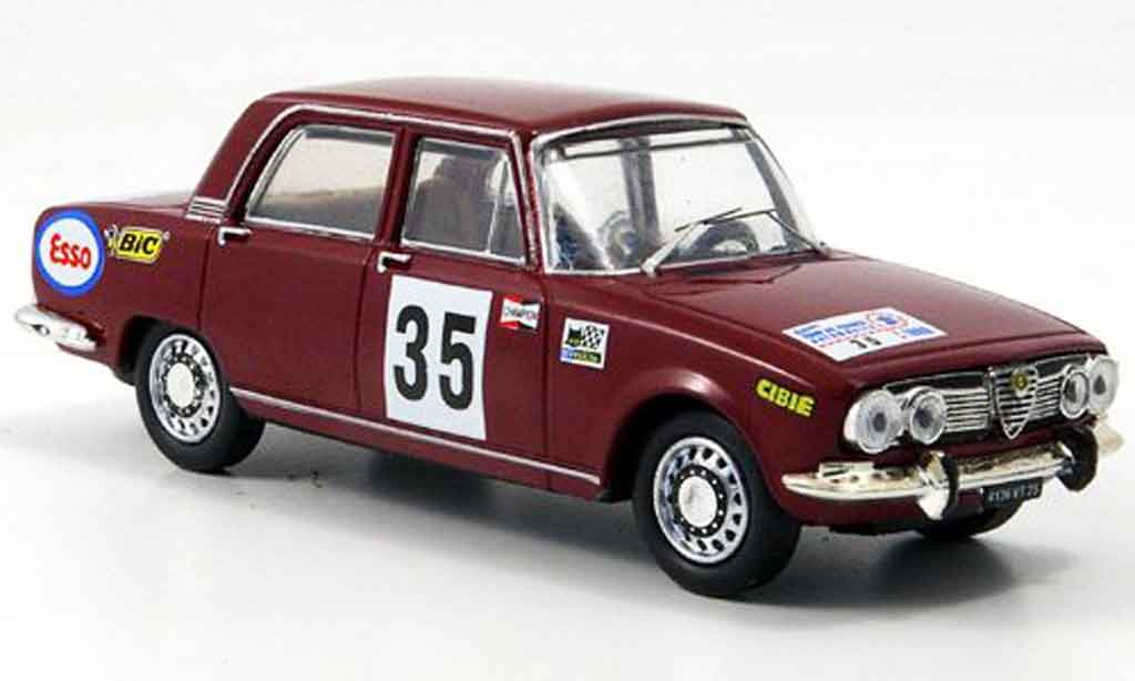 Alfa Romeo 1750 1/43 M4 berline no.35 tour de france 1969 diecast model cars