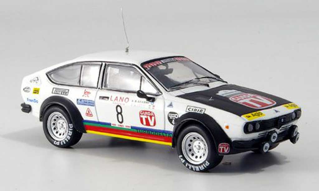 Alfa Romeo GT 2.0 1/43 M4 V 2.0 Alfetta 2000 turbodelta No.8 Rally Zypern 1980 diecast model cars
