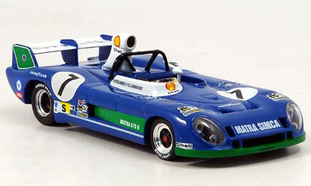 Matra MS670B 1/43 IXO No.7 Sieger Le Mans Pescarolo Larrousse 1974 diecast model cars