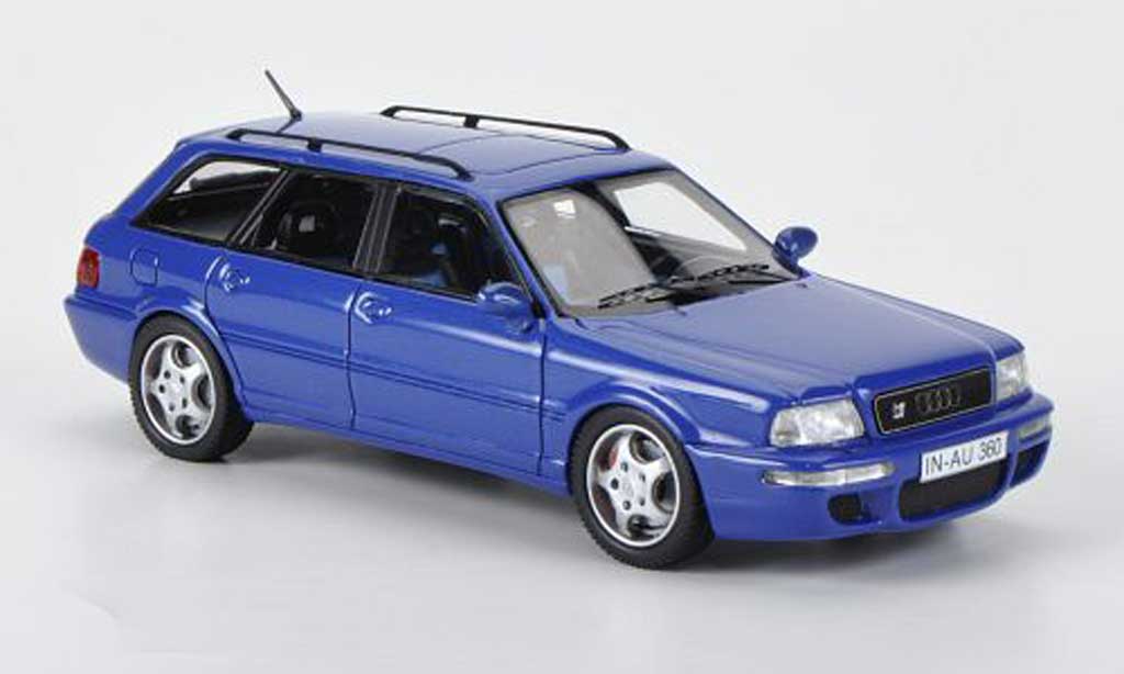 Audi RS2 1/43 Neo blue diecast model cars