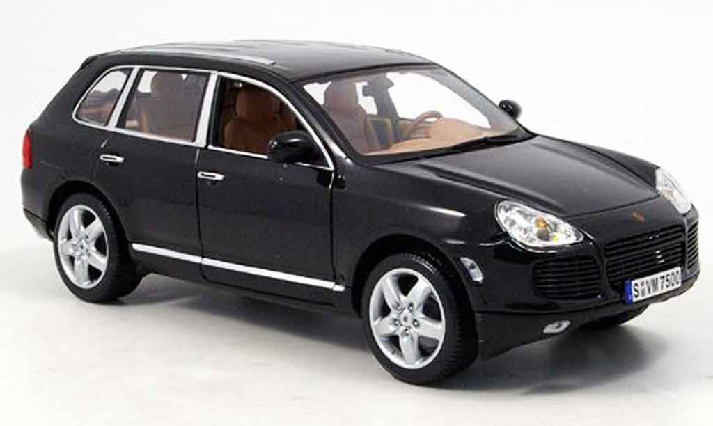 Porsche Cayenne Turbo S 1/18 Norev Turbo black 2003 diecast model cars