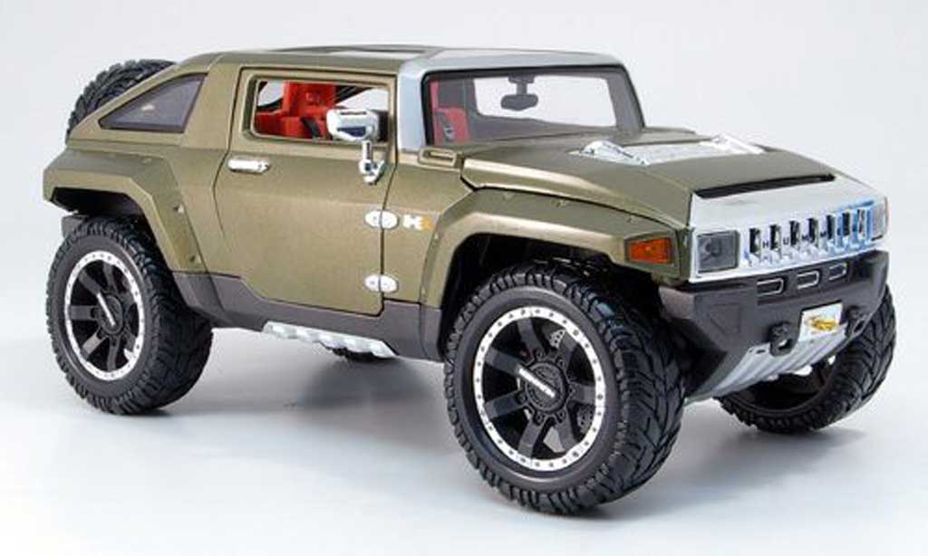 Hummer HX 1/18 Maisto vert 2008 diecast model cars