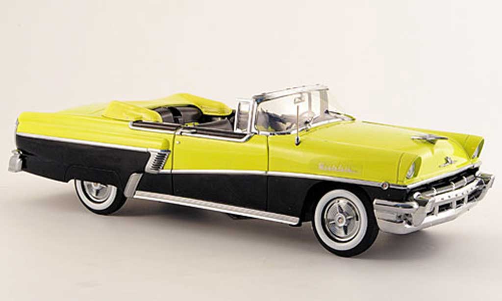 Mercury Montclair 1/18 Sun Star convertible yellow black 1956 diecast model cars