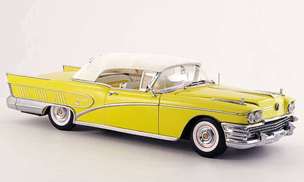 Buick Limited 1/18 Sun Star yellow 1958 diecast model cars