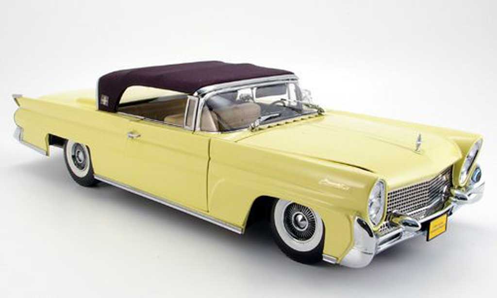 Lincoln Continental 1958 1/18 Sun Star 1958 mark iii yellow diecast model cars