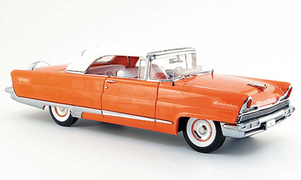 Lincoln Premiere 1/18 Sun Star convertible pink 1956 diecast model cars