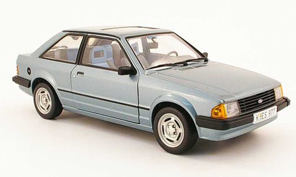 Ford Escort MK3 1/18 Sun Star MK3 gl grey blue 1981 diecast model cars