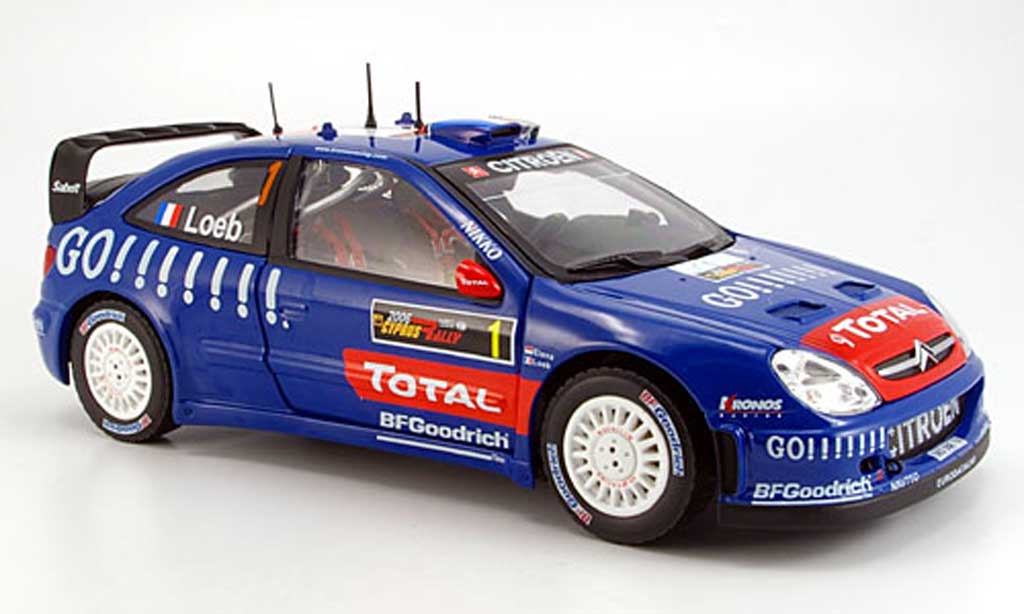 Citroen Xsara WRC 2006 1/18 Sun Star WRC 2006 no.1 total chypre rallye diecast model cars