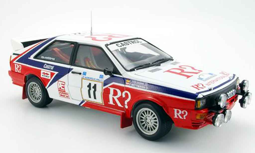 Audi Quattro Rallye 1/18 Sun Star Rally no. 11 acropolis 1982 diecast model cars