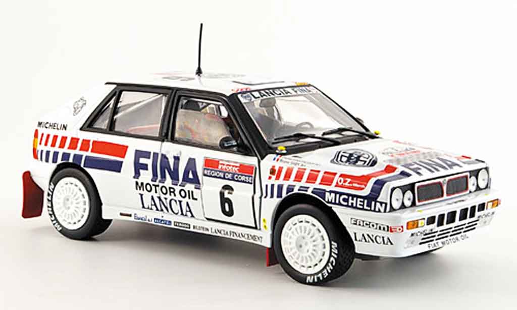 Lancia Delta HF Integrale 1/18 Sun Star HF Integrale 16v no.6 tour de corse 1990 diecast model cars