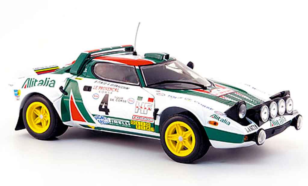 Lancia Stratos 1/18 Sun Star no. 4 zweiter platz tour de corse 1977 diecast model cars