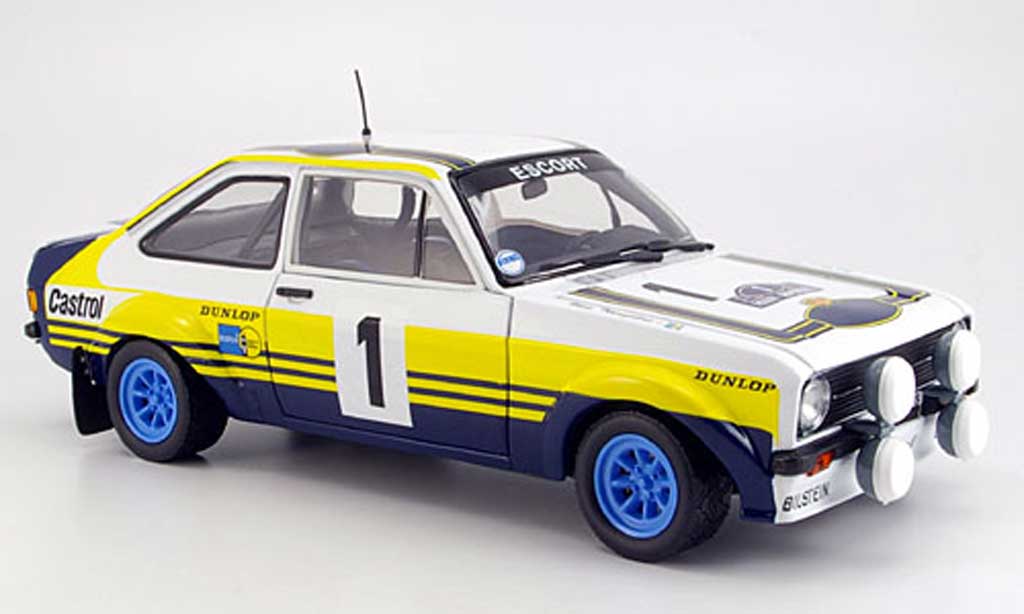 Ford Escort MK2 1/18 Sun Star MK2 no.1 red rallye grece 1979 diecast model cars