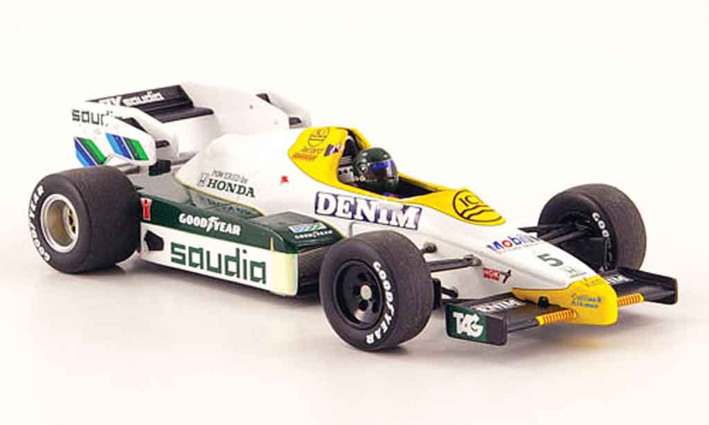 Honda F1 1/43 Minichamps Williams FW09 No.5 Saudia J. Laffite Saison 1984 diecast model cars