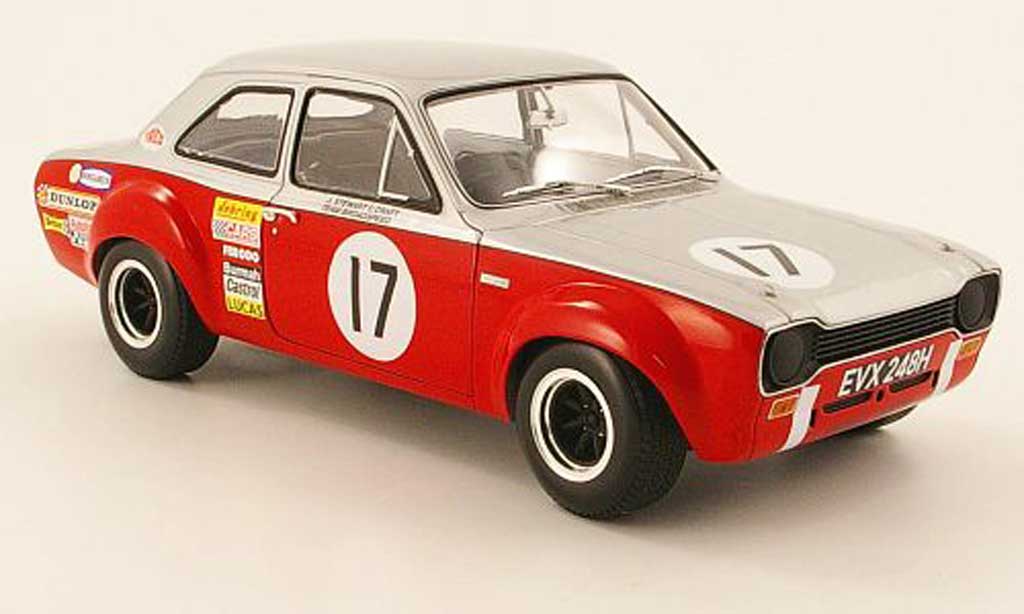Ford Escort MK1 1/18 Minichamps MK1 tc no.17 xxxv rac tt greystone 1970 diecast model cars