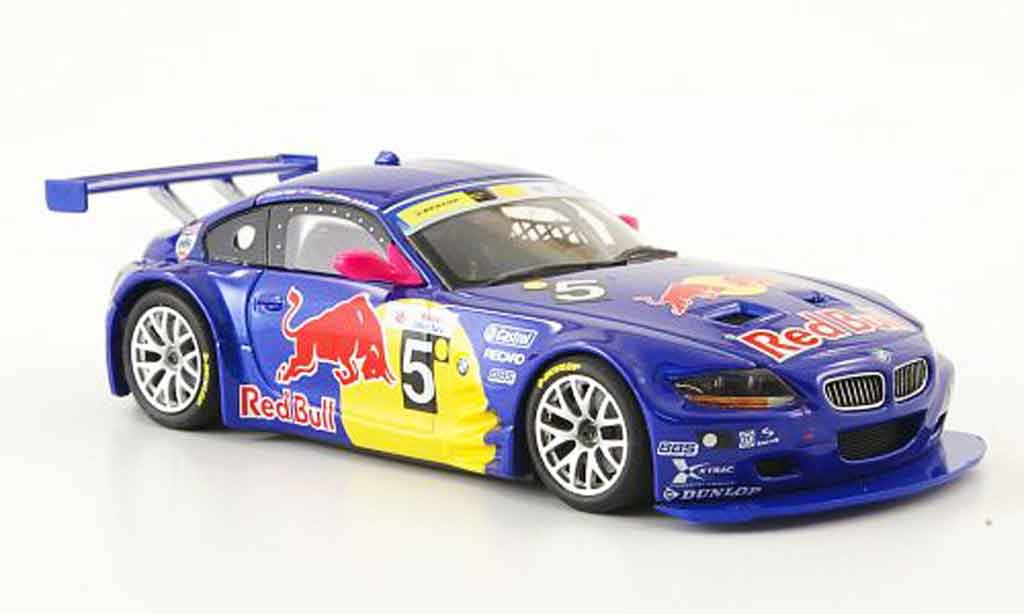 Bmw Z4 E85 1/43 Minichamps E85 M Coupe No.5 Red Bull 24h Silverstone 2006 diecast model cars
