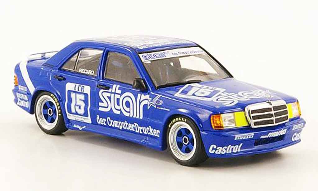 Mercedes 190 E 1/43 Minichamps E 2.3 16 No.15 J.van Ommen Star DTM 1988 diecast model cars