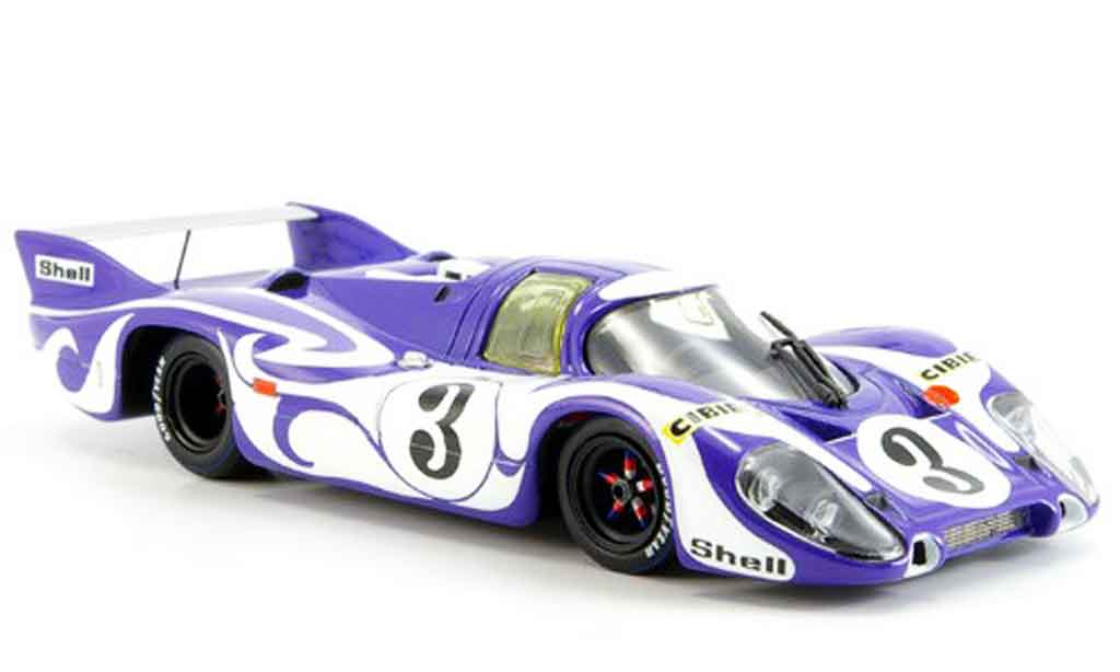 Porsche 917 1970 1/43 Minichamps 1970 Hippie Training Le Mans diecast model cars