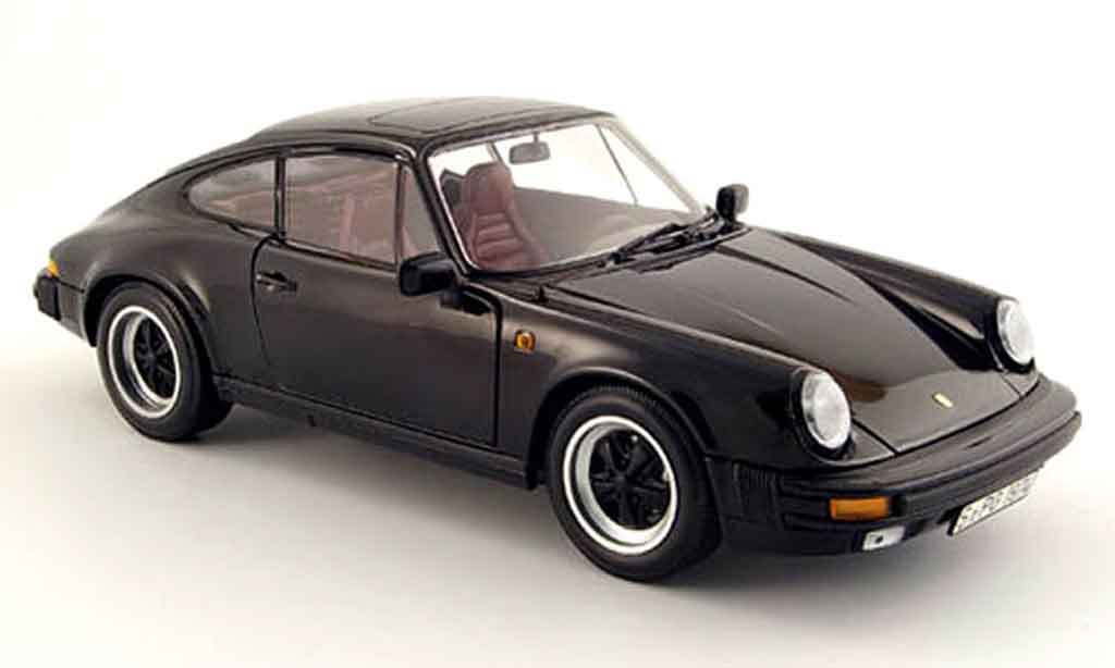 Porsche 930 3.2 1/18 Minichamps 3.2 carrera black 1983 diecast model cars