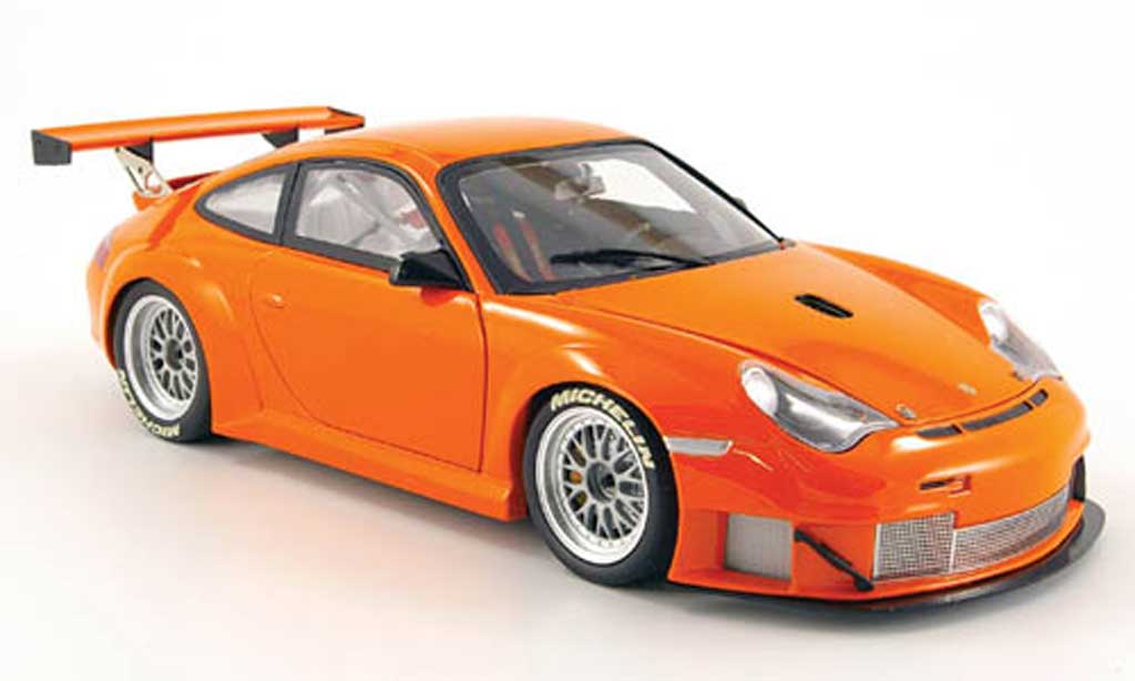 Porsche 996 GT3 RSR 1/18 Minichamps GT3 RSR orange alms 2004 diecast model cars