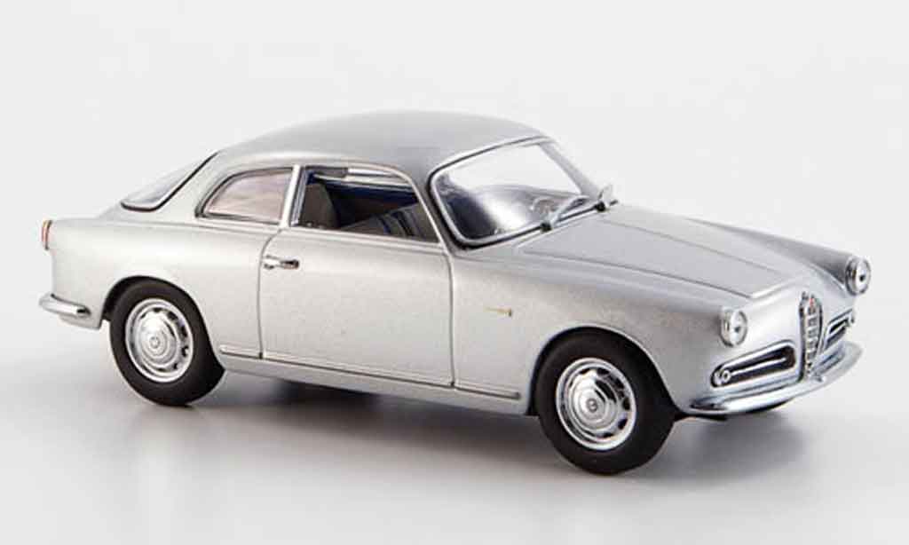 Alfa Romeo Giulietta Sprint 1/43 Minichamps Sprint grey metallisee 1954 diecast model cars