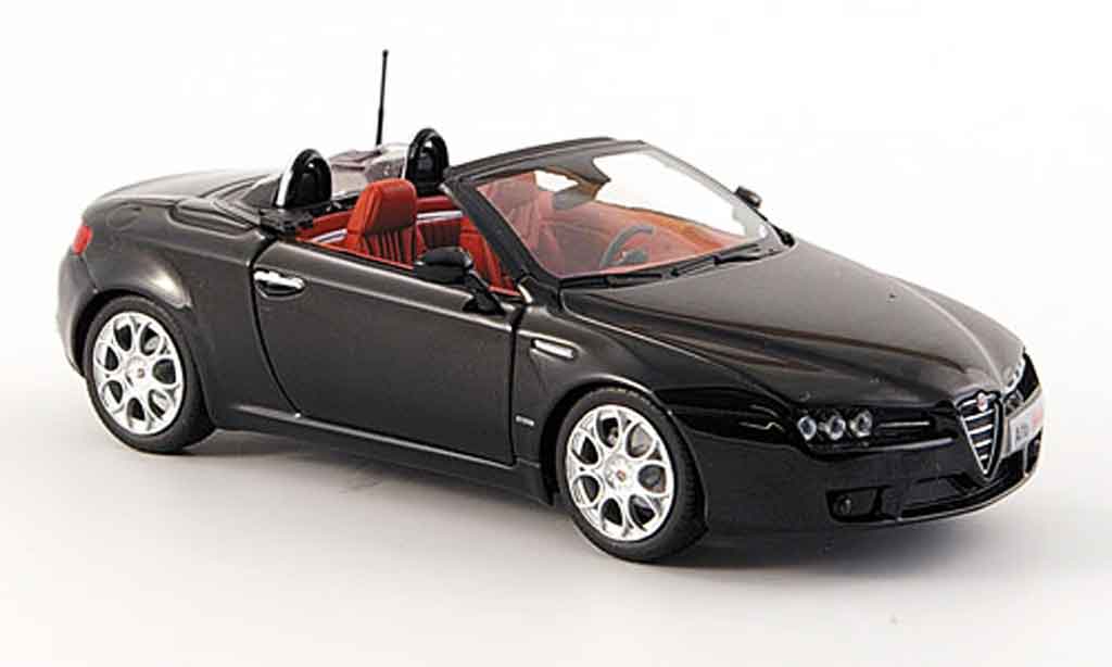 Alfa Romeo Spider 1/43 Minichamps black 2007 diecast model cars