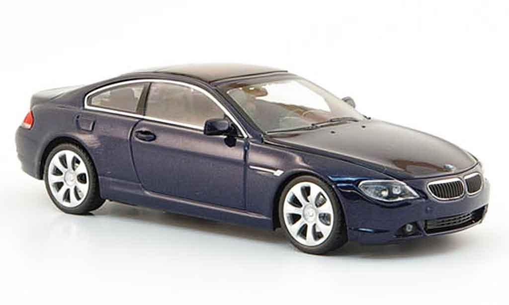 Bmw 650 E64 1/43 Minichamps E64 Coupe blue 2006 diecast model cars