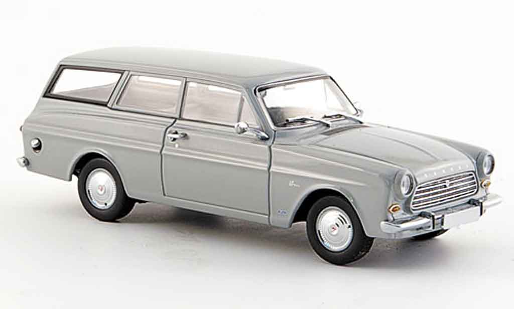 Ford Taunus 1963 1/43 Minichamps 1963 12 M (P 4) Turnier grey diecast model cars