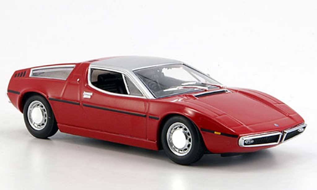 Maserati Bora 1/43 Minichamps red/grey 1972 diecast model cars