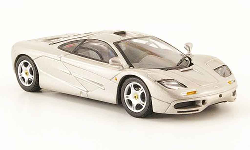 McLaren F1 1/43 Minichamps grey metallisee Road Car diecast model cars
