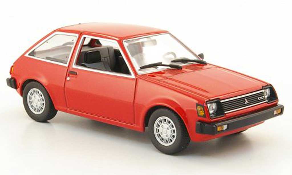 Mitsubishi Colt 1/43 Minichamps red 1978 diecast model cars