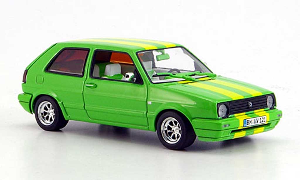 Volkswagen Golf 2 1/43 Minichamps 2 Street Racer grun diecast model cars