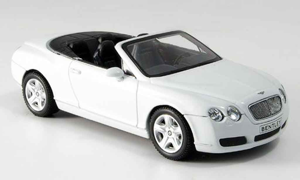 Bentley Continental GTC 1/43 Minichamps GTC white Linea 2007 diecast model cars