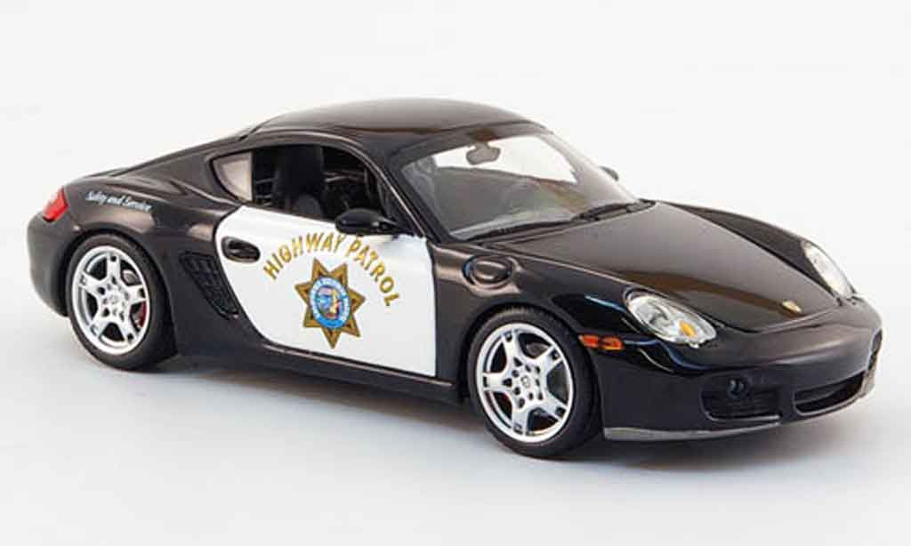 Porsche Cayman S 1/43 Minichamps S Highway Patrol 2007 diecast model cars