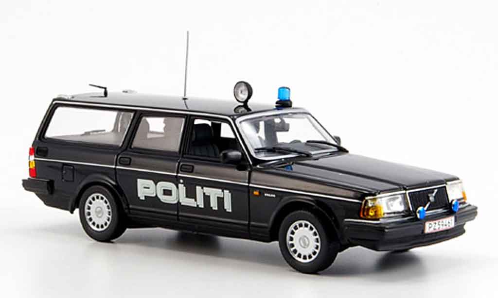 Volvo 240 1/43 Minichamps Estate police Politi diecast model cars