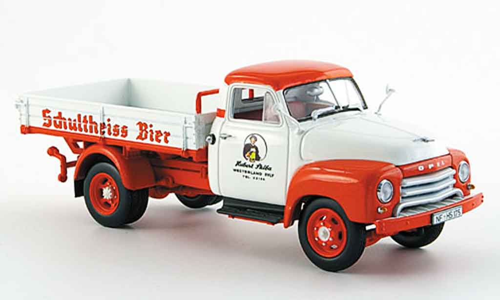 Opel Blitz 1/43 Minichamps 1.75t schultheiss pritsche 1951 diecast model cars