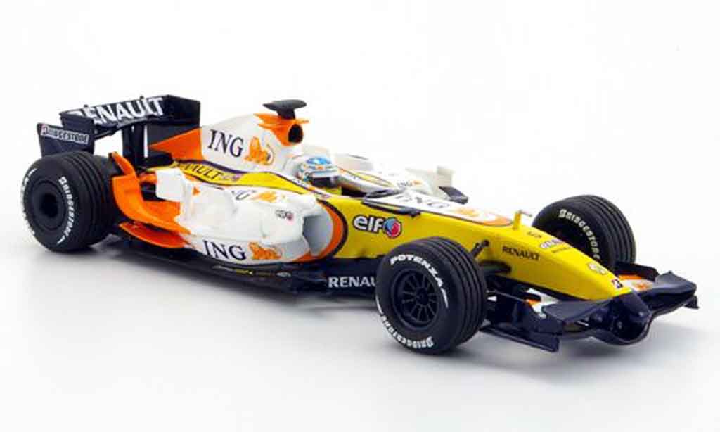 Renault F1 1/43 Minichamps r 27 f 1 team alonso test jerez 15. januar 2008 2008 diecast model cars