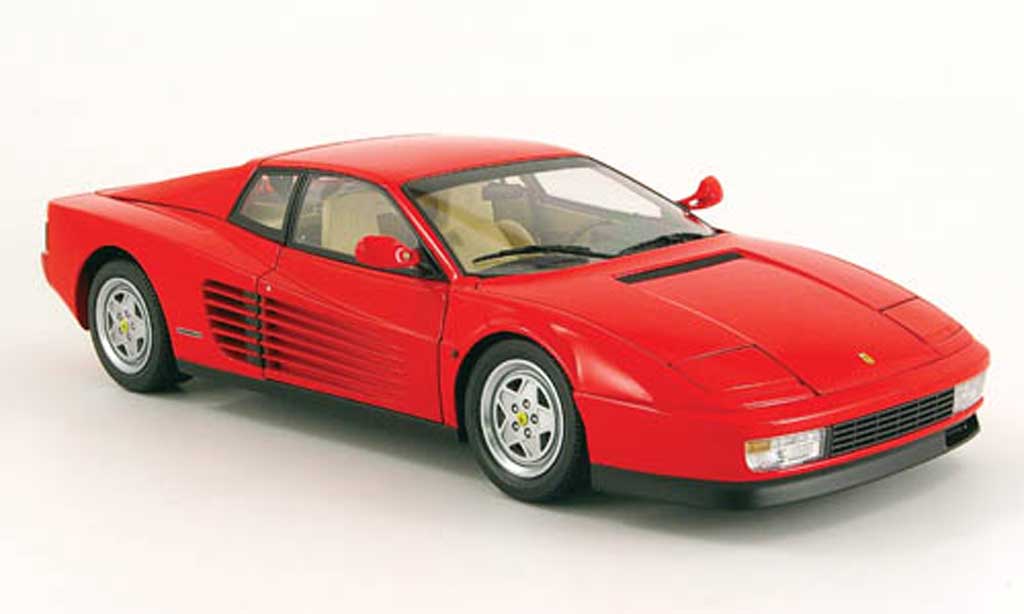 Ferrari Testarossa 1990 1/18 Kyosho 1990 red facelift diecast model cars
