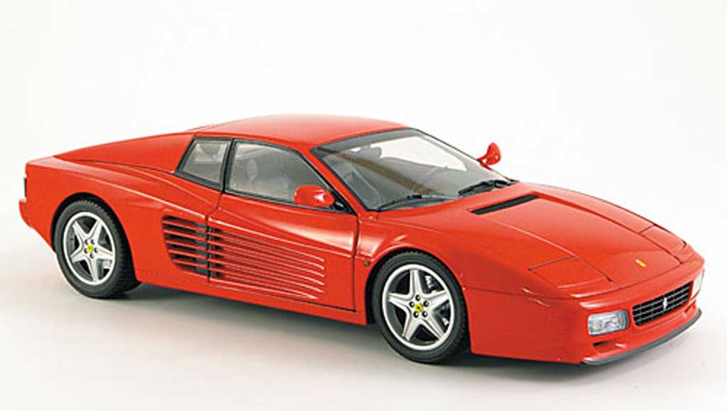 Ferrari Testarossa 512 1/18 Kyosho 512 tr red 1992 diecast model cars