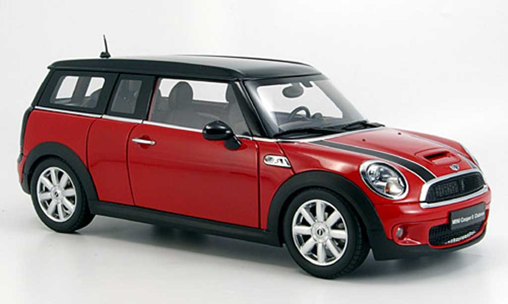 Mini Clubman S 1/18 Kyosho S (r55) red diecast model cars