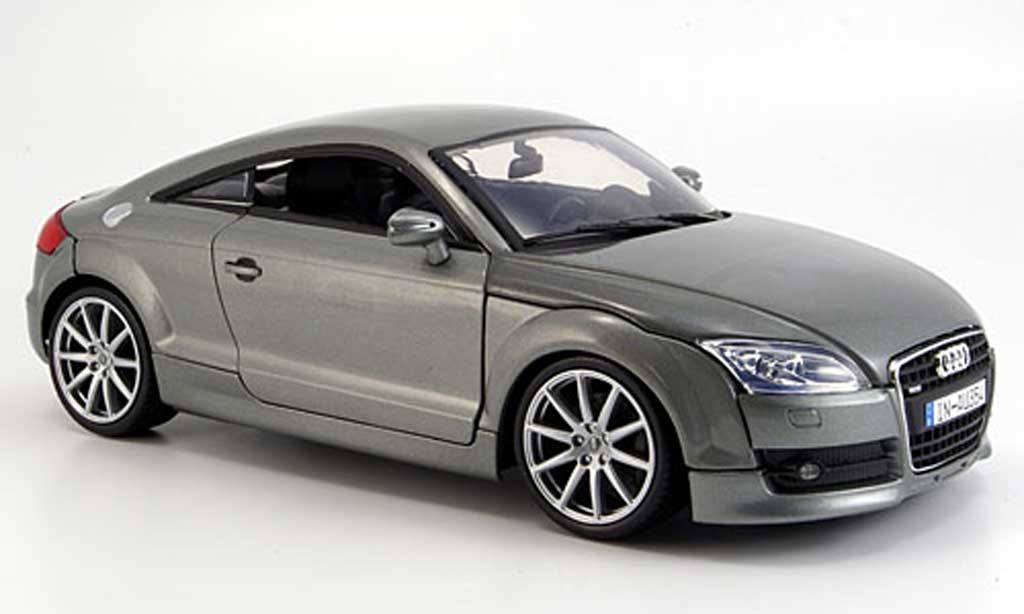 Audi TT coupe 1/18 Motormax coupe grey 2007 diecast model cars